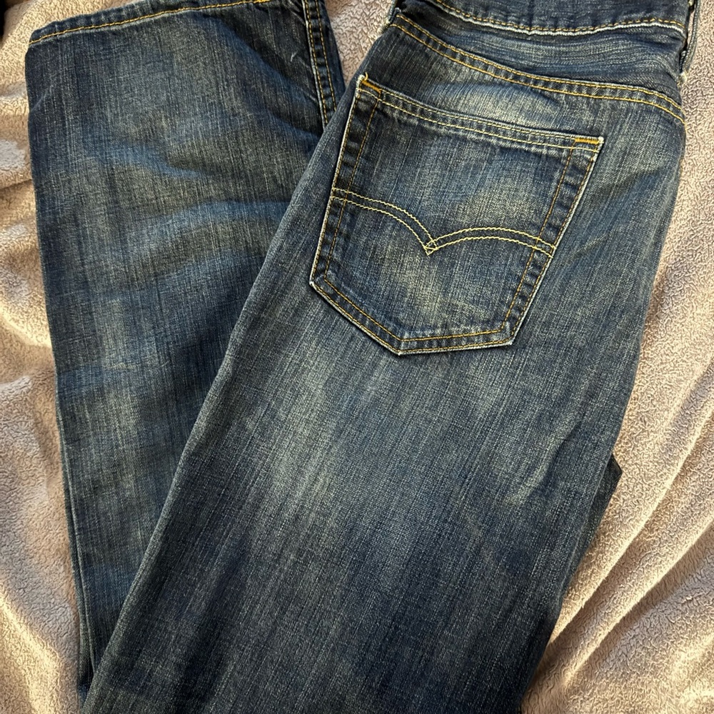 Levi's Men’s Classic Straight Leg Blue Jeans